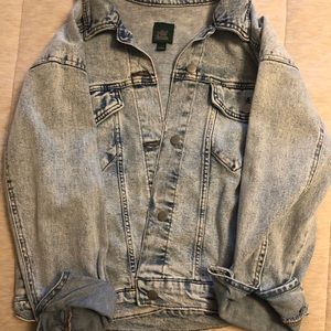 Oversized denim jacket